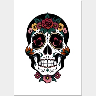 Day of the Dead Skull 05 Posters and Art